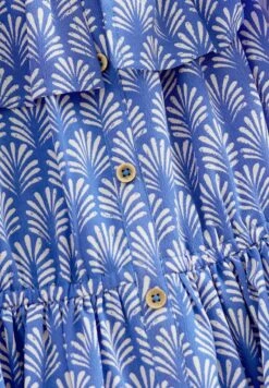 Next PRINTED COLD-SHOULDER STANDARD - Freizeitkleid - Cobalt Blue -Bekleidungsgeschäft c14ba1d9b6aa4111b3559bc791e5553d