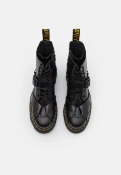 Dr. Martens JADON HARNESS UNISEX - Schnürstiefelette - Black Paris -Bekleidungsgeschäft c2acfcb88f914858bb89d5fbb325d9c2