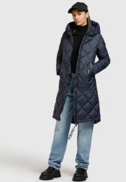 Khujo ZARITA - Wintermantel - Dunkelblau -Bekleidungsgeschäft c91db62389124eafb2ba6b64da933d58