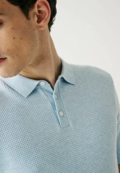 Next TEXTURED STANDARD - Poloshirt - Blue -Bekleidungsgeschäft d37d6a62e83a4a2b980bc48ee5a4ab06