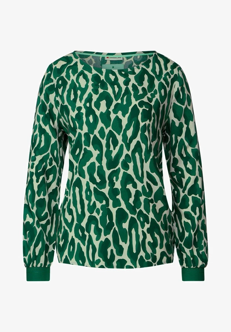 STREET ONE MIT LEO PRINT - Bluse - Grün 6 STREET ONE MIT LEO PRINT - Bluse - Grün – Bild 4