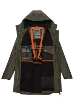 VERDAAN - Regenjacke / Wasserabweisende Jacke - Olive -Bekleidungsgeschäft d633e0ee8d7e4f87bb39b7edfdeae5a5