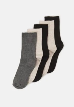 Anna Field 5 PACK - Socken - Beige/black/grey -Bekleidungsgeschäft dea7449edcb441f7b7474480476e34b4 1
