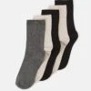 Anna Field 5 PACK - Socken - Beige/black/grey -Bekleidungsgeschäft dea7449edcb441f7b7474480476e34b4