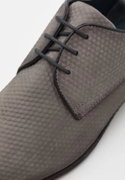 Pier One LEATHER - Schnürer - Dark Grey -Bekleidungsgeschäft e0f1574267c74dc1b5d53d5cfef035ae