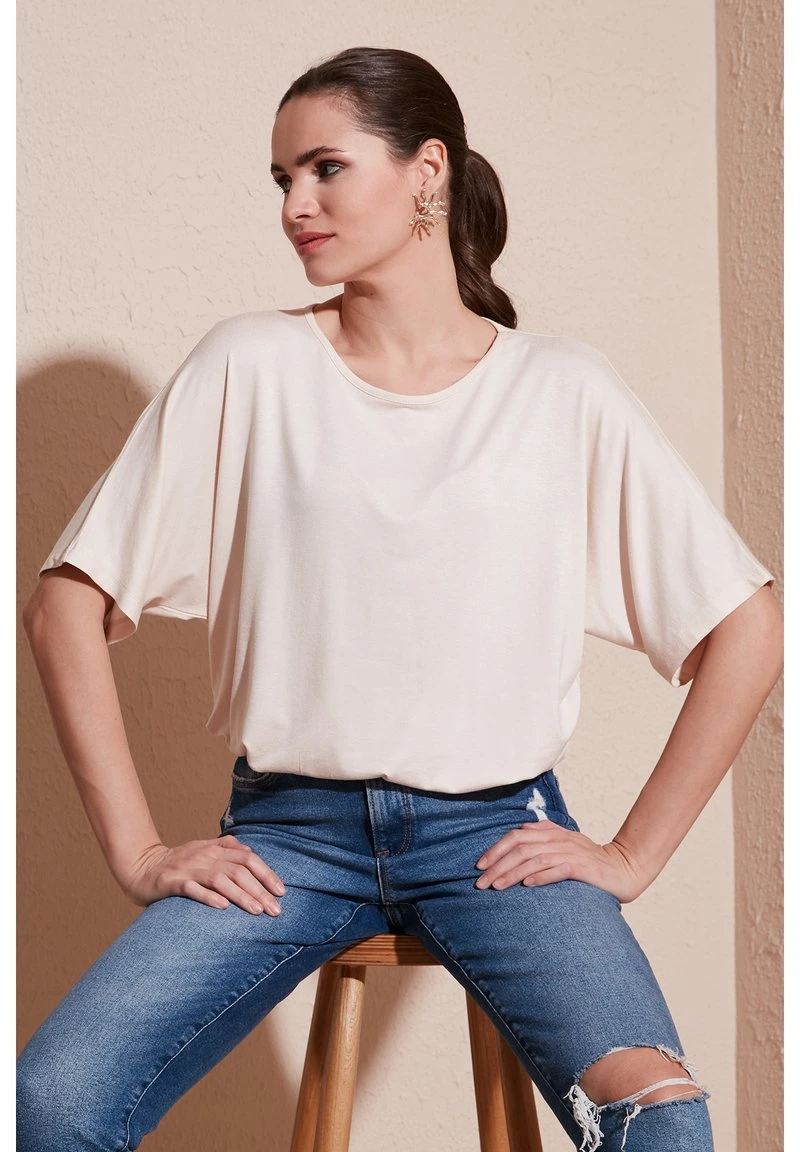 LELA LOOSE FIT - Bluse - Stone 6 LELA LOOSE FIT - Bluse - Stone – Bild 4