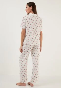 LELA REGULAR FIT SET - Nachtwäsche Hose - White -Bekleidungsgeschäft e2499f0c56464858903249ccb5a2eb05