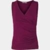Anna Field Top - Dark Red -Bekleidungsgeschäft e53dc582ee37481f9bdd0177518a8ed5