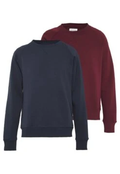 Pier One 2 PACK - Sweatshirt - Dark Blue/bordeaux -Bekleidungsgeschäft e8ca40f9b80c4f6f9ec83d1f66be0f35 1