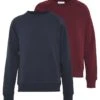 Pier One 2 PACK - Sweatshirt - Dark Blue/bordeaux -Bekleidungsgeschäft e8ca40f9b80c4f6f9ec83d1f66be0f35