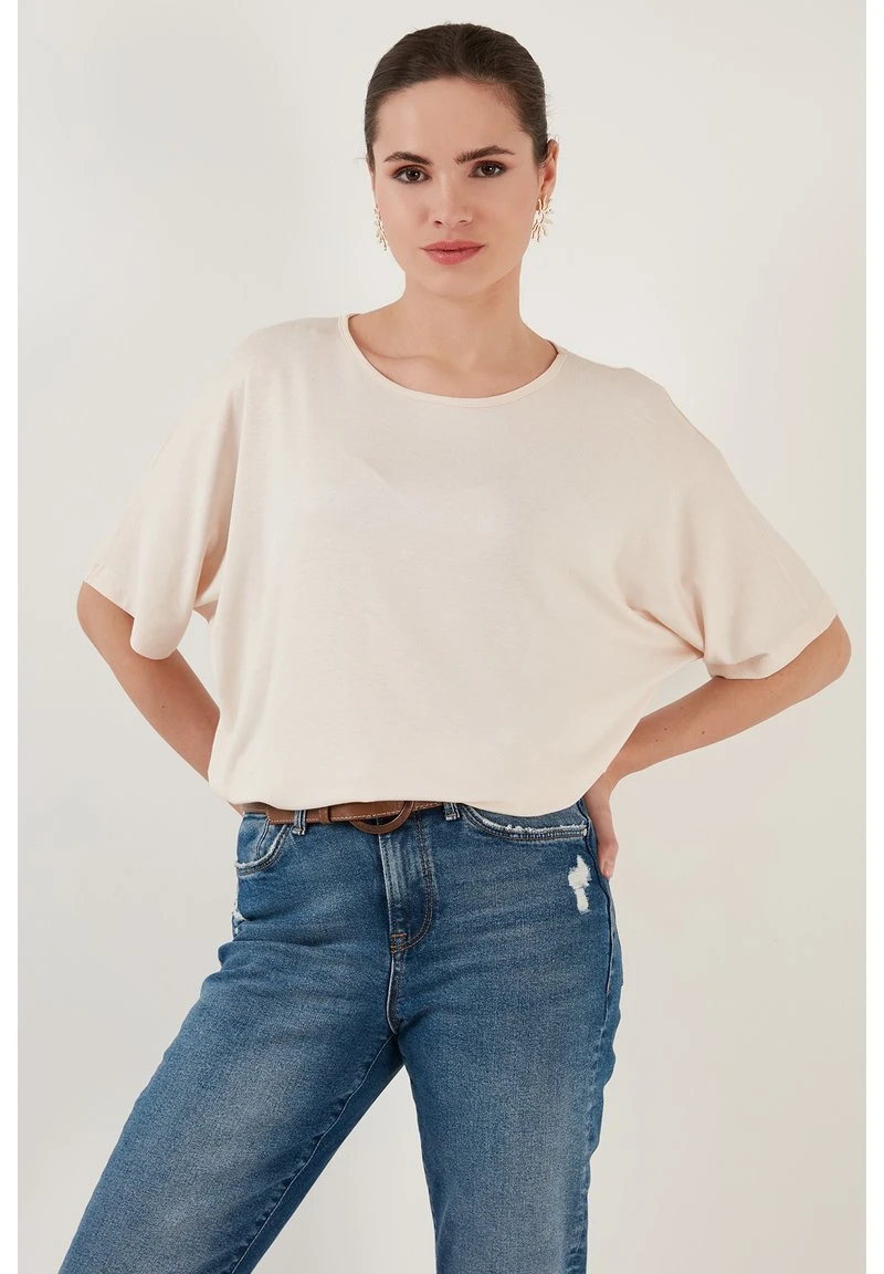 LELA LOOSE FIT - Bluse - Stone 4 LELA LOOSE FIT - Bluse - Stone – Bild 2