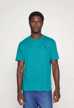 Pier One 5 PACK - T-Shirt Basic - White/blue/stone -Bekleidungsgeschäft ebd1d163bd364d90959dd05491c0f095