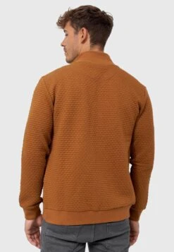 Indicode Jeans BERMIE - Sweatjacke - Mottled Brown -Bekleidungsgeschäft f1581c0450f74620968030608dc18b36