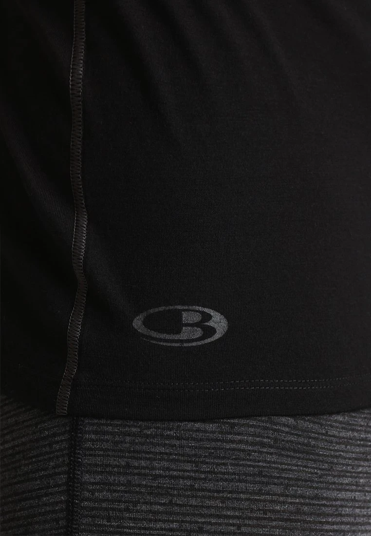Icebreaker MERINO ANATOMICA SS CREWE - Unterhemd/-shirt - Black/monsoon 7 Icebreaker MERINO ANATOMICA SS CREWE - Unterhemd/-shirt - Black/monsoon – Bild 5