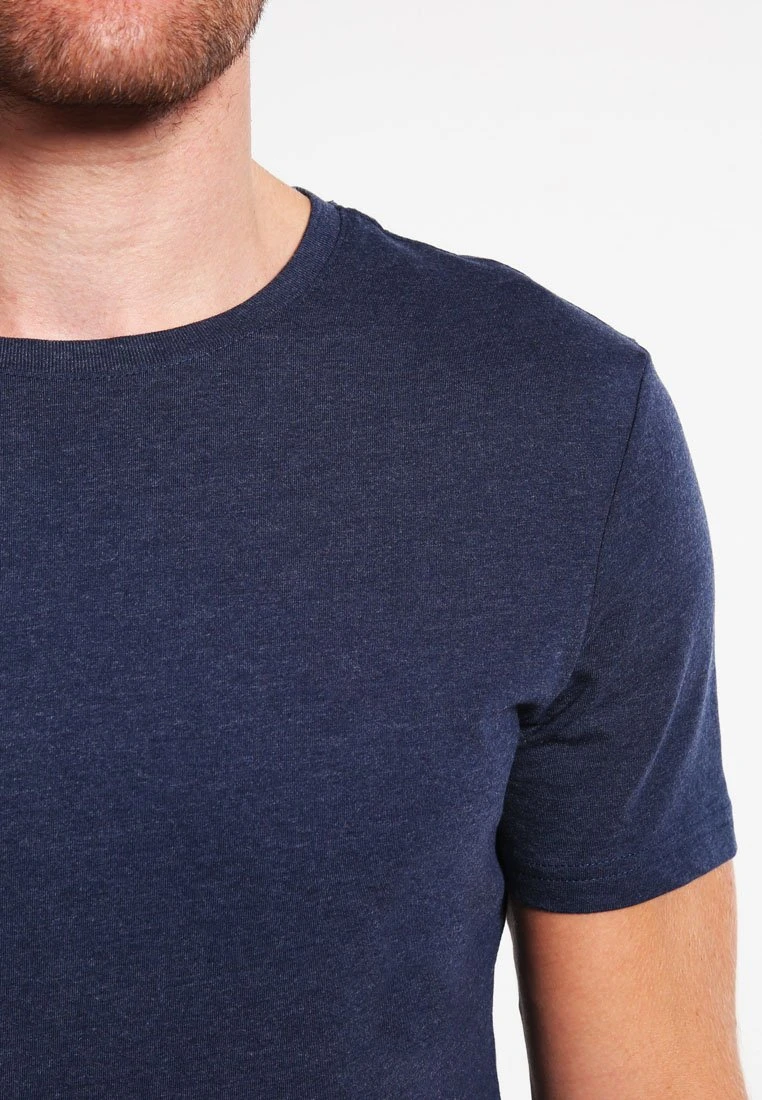 Pier One T-Shirt Basic - Dark Blue Melange 8 Pier One T-Shirt Basic - Dark Blue Melange – Bild 6